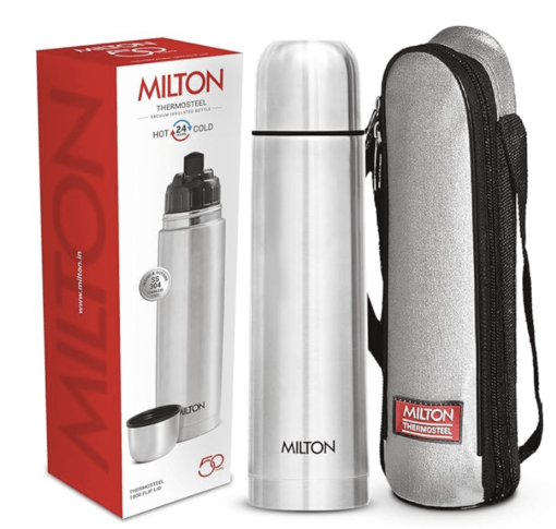 Milton Thermosteel Flip Lid Flask, 1000 milliliters, Silver - Image 5